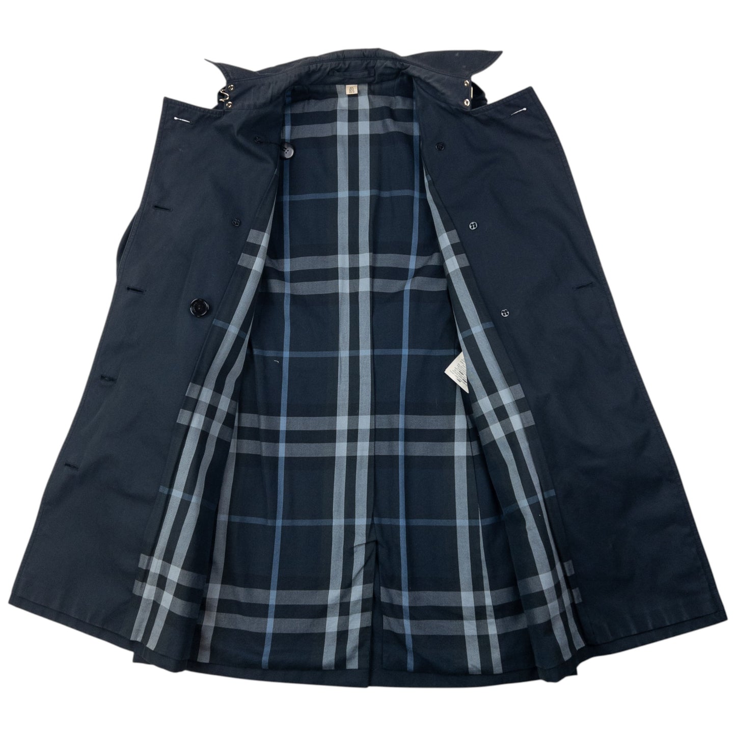 Vintage Burberry Nova Check Lined Trench Jacket Womens Size M