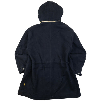 Vintage 90s Armani Jeans Zip Up Wool Jacket Size XXL