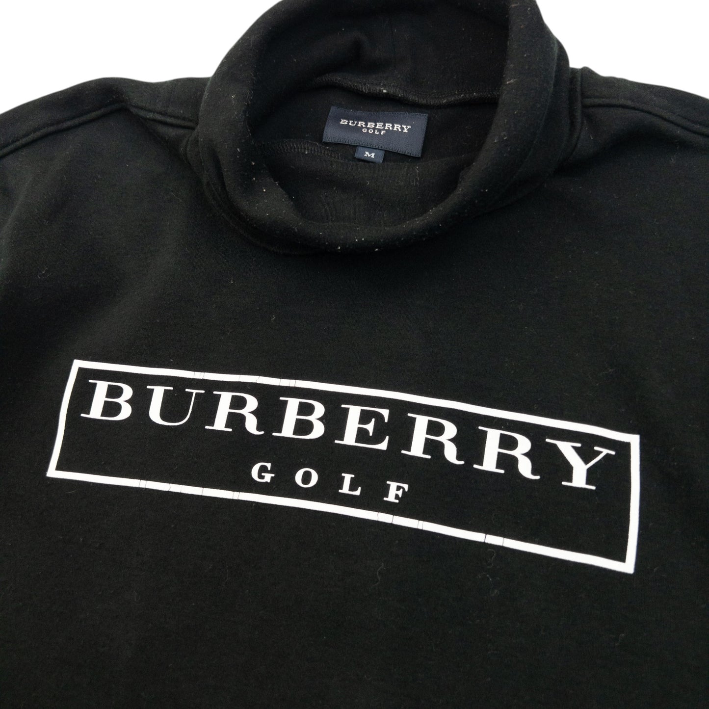 Vintage 2000s Burberry Golf Turtleneck Jumper Womens Size M