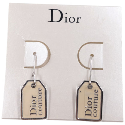 Vintage 2000s Dior By John Galliano Tag Earrings