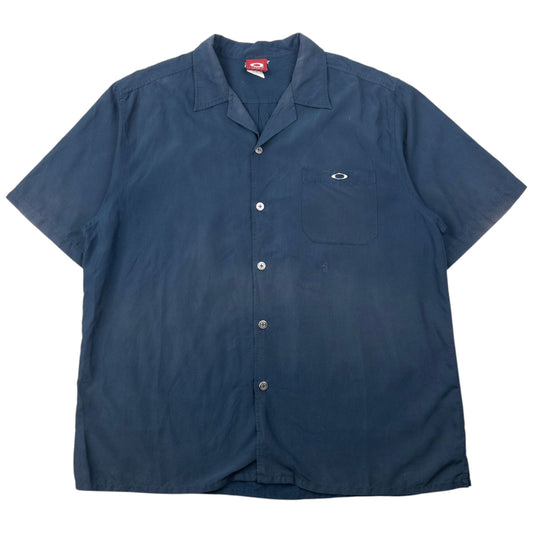 Vintage 90s Oakley Short Sleeve Button Up Shirt Size XL