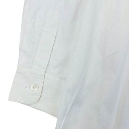 Vintage 80s Issey Miyake I.S. Crochet Collar Long Sleeve Button Up Shirt Size S