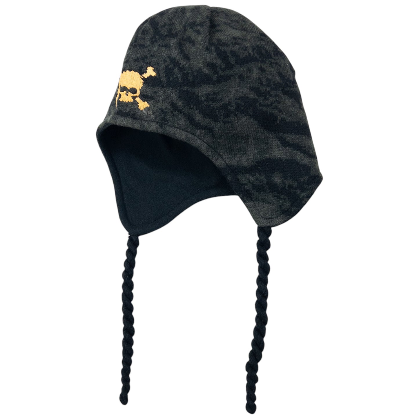 Vintage Oakley Skull Camo Fleece Lined Trapper Hat