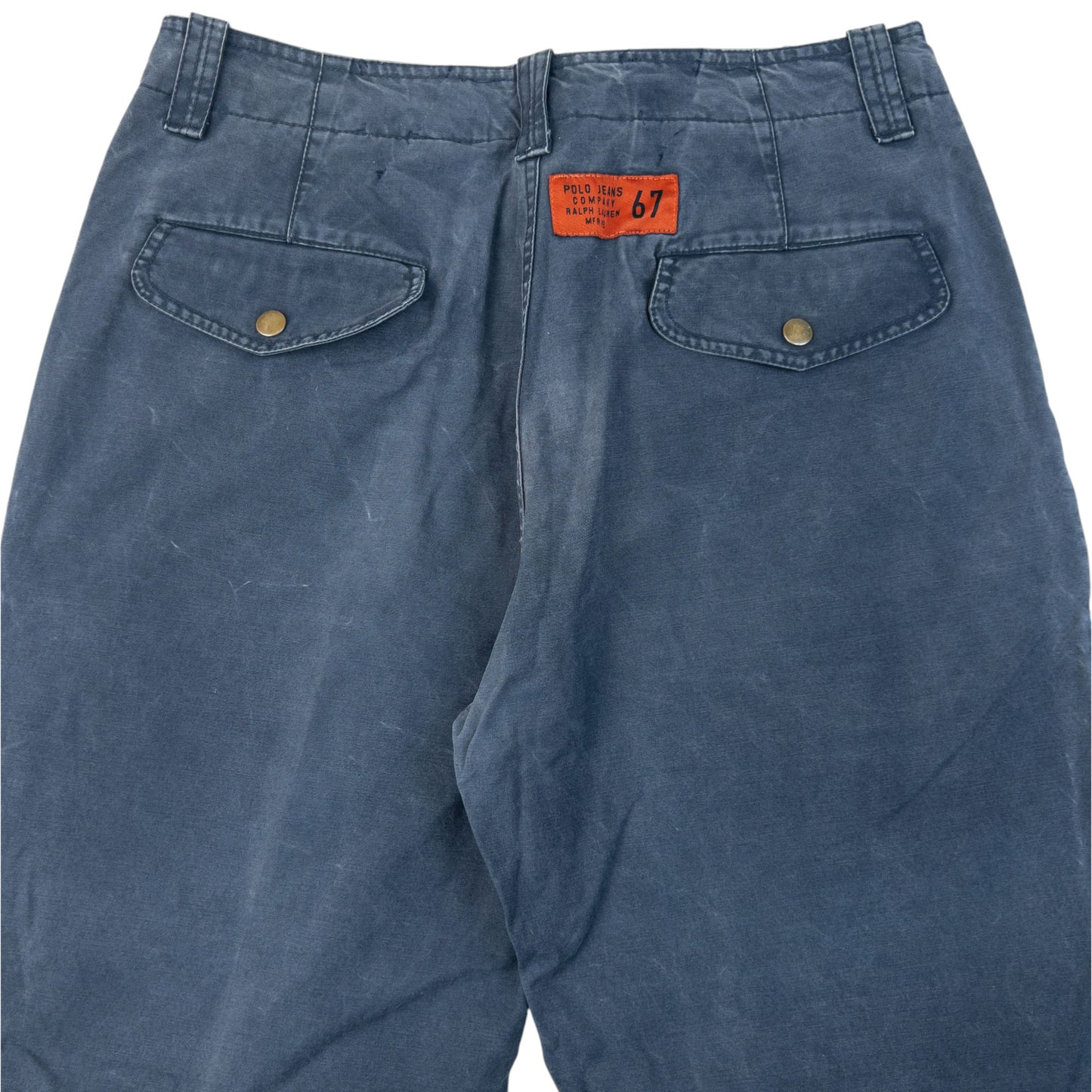 Vintage 2000s Ralph Lauren Polo Jeans Zip Cuff Trousers Size W31