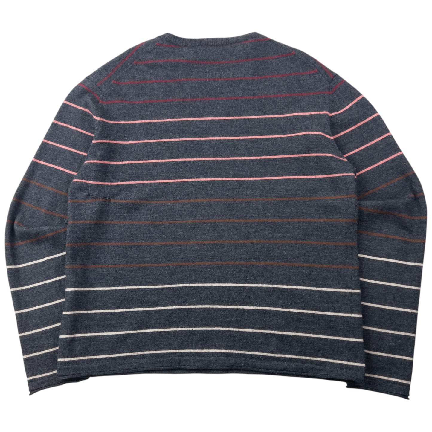 Vintage 2000s YSL Yves Saint Laurent Striped Wool Jumper Size S