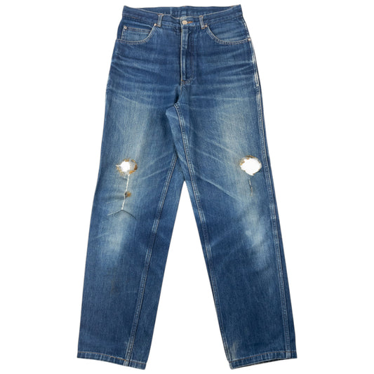 Vintage 90s Comme Des Garçons HOMME Distressed Denim Jeans Size W29