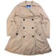 Vintage 2000s Burberry Blue Label Nova Check Lined Trench Jacket Womens Size M