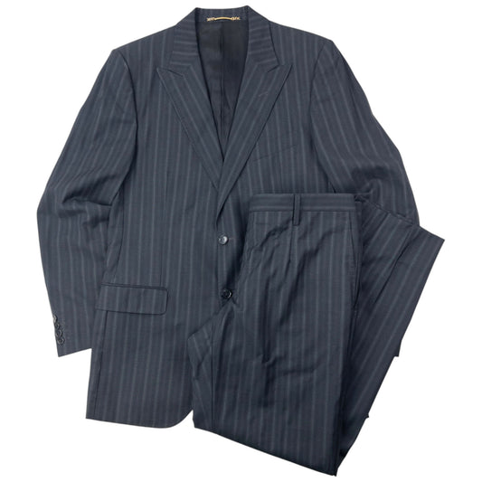 Vintage 2005 Dolce & Gabbana Striped Jacket & Trousers Suit Set Size L
