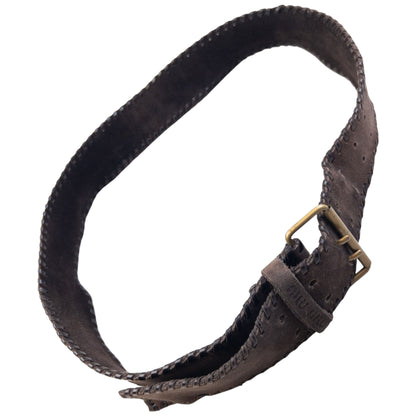 Vintage 2000s Miu Miu Suede Leather Belt Size L