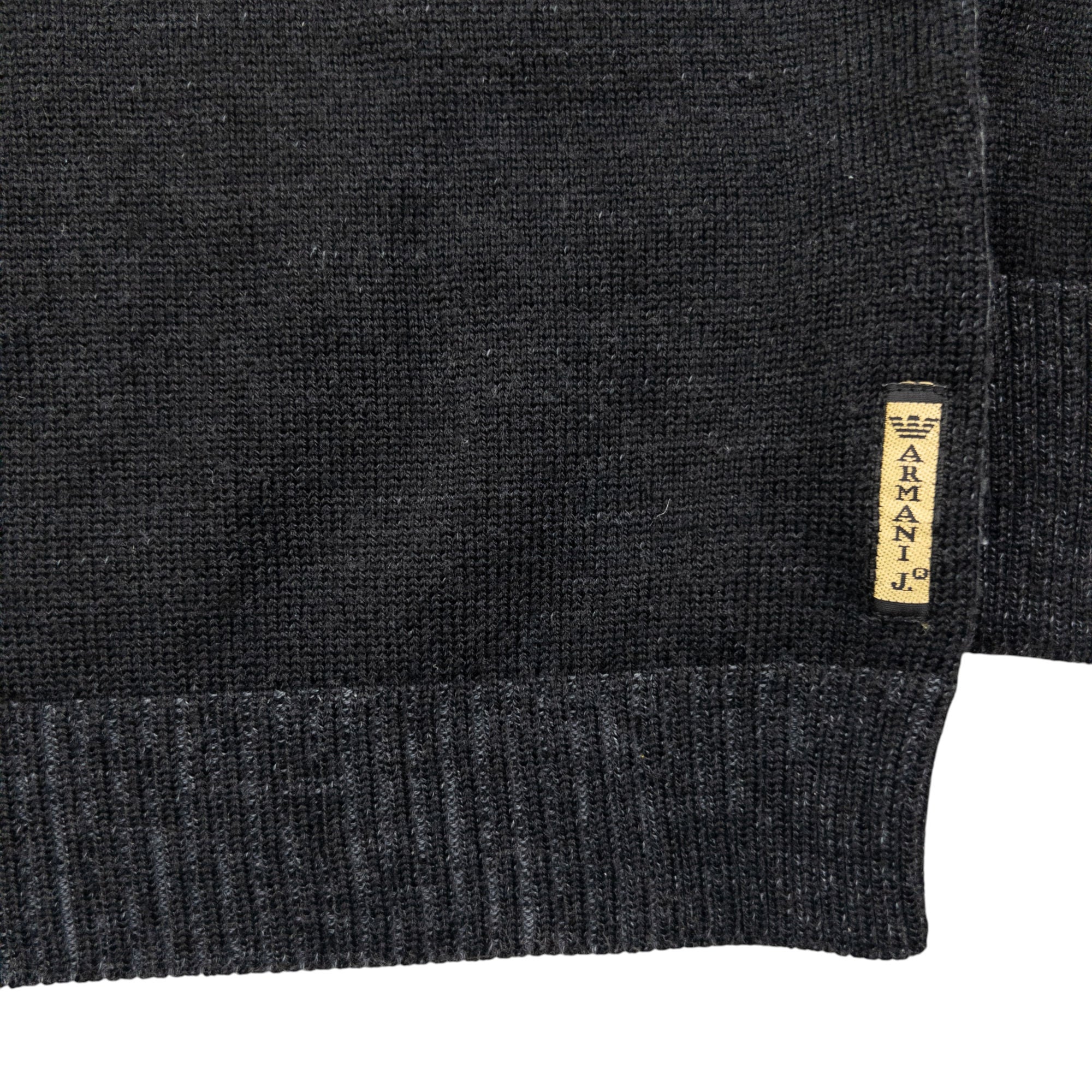 Vintage Armani Jeans Zip Up Jumper Size M
