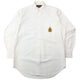 Vintage 90s Ralph Lauren Blaire Crest Long Sleeve Button Up Shirt Size L