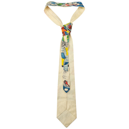 Vintage Issey Miyake Print Tie