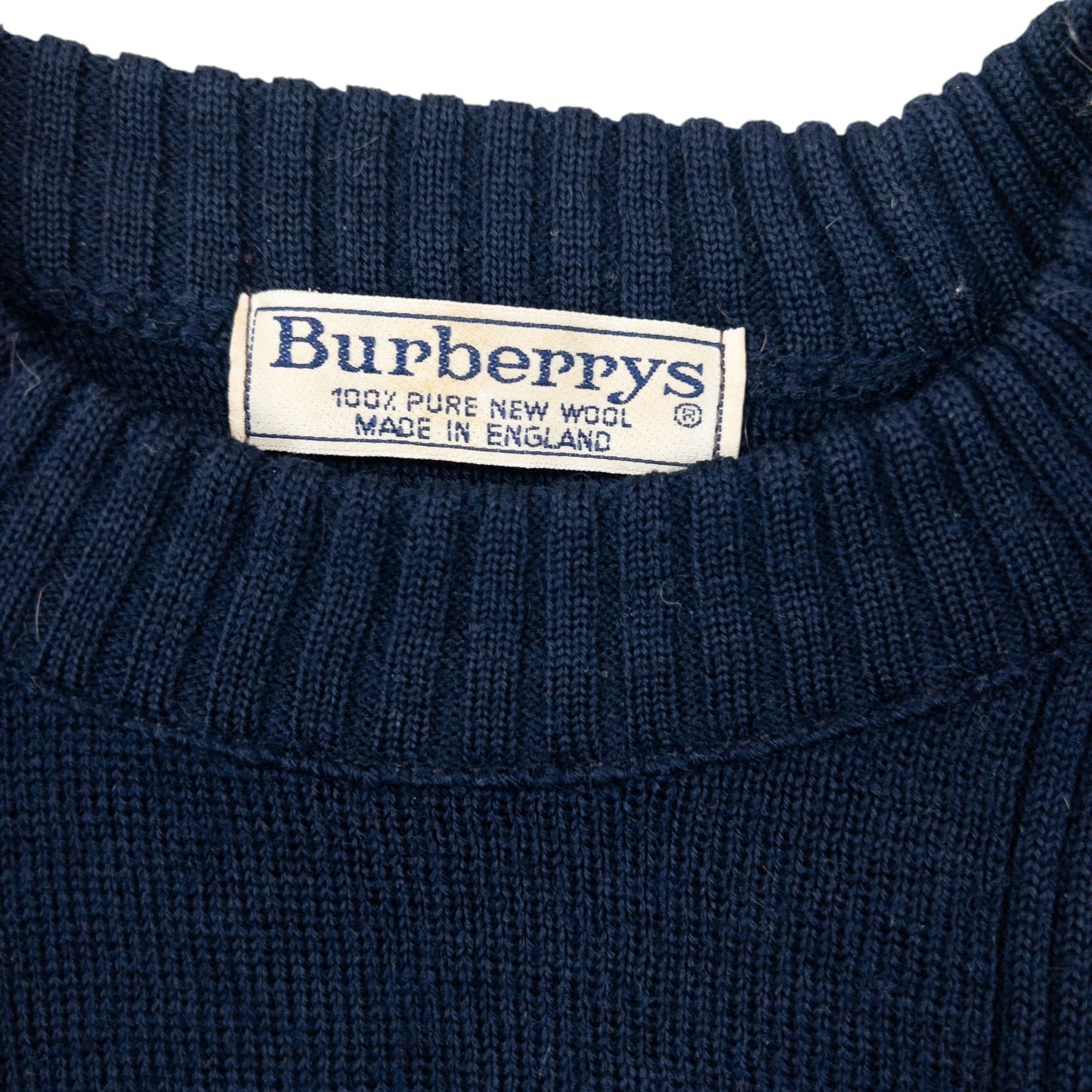 Vintage 90s Burberry Wool Jumper Size S