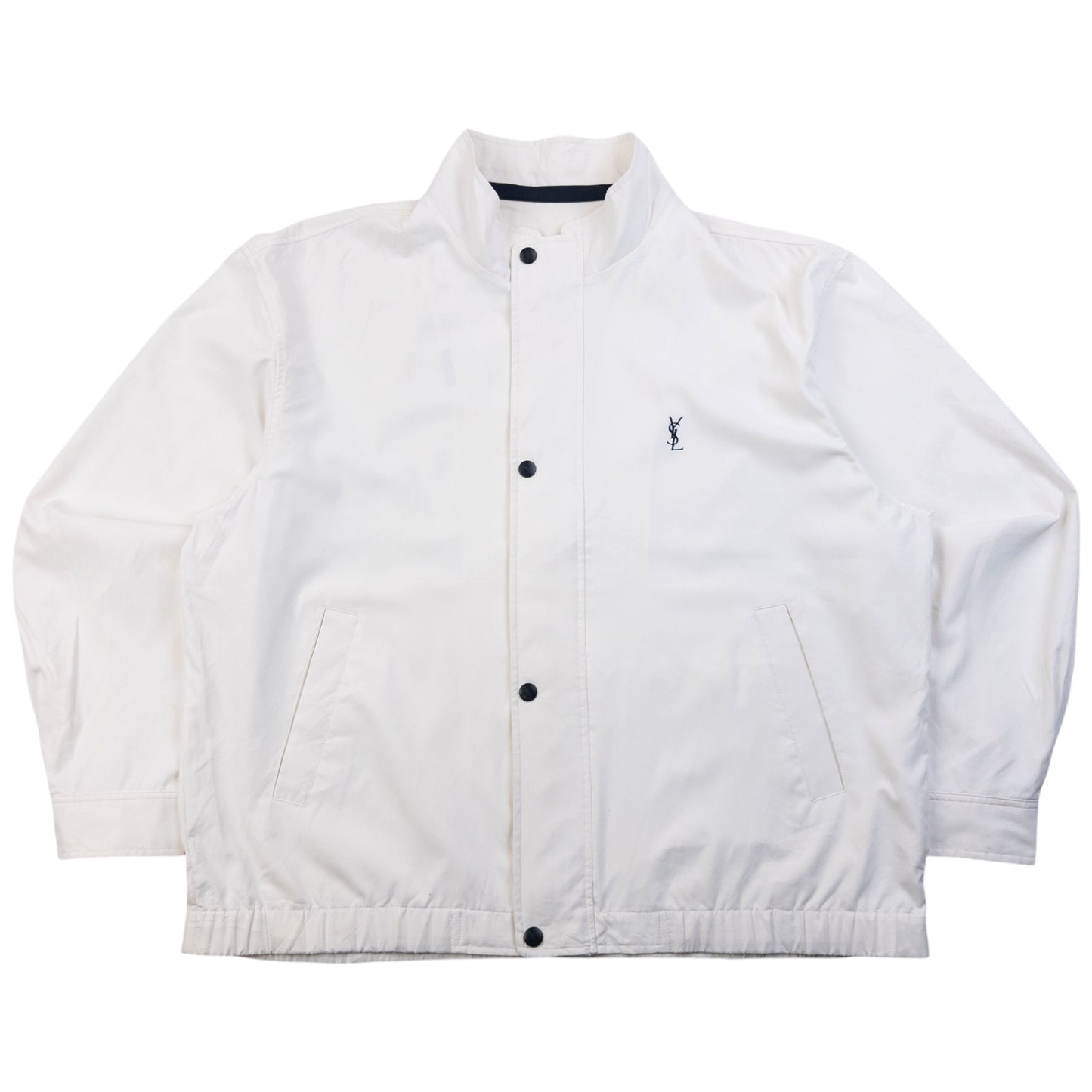 Vintage 90s YSL Yves Saint Laurent Harrington Jacket Size XL