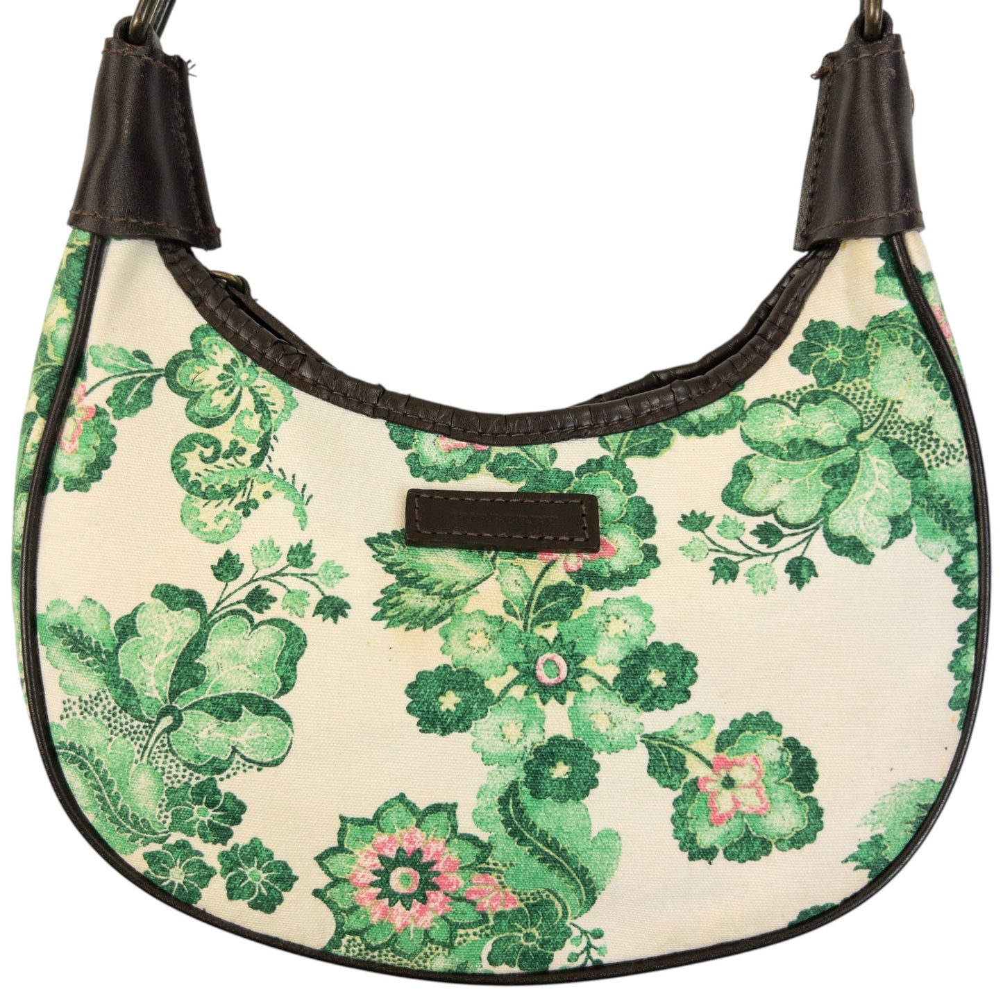 Vintage 2000s Burberry Floral Shoulder Bag