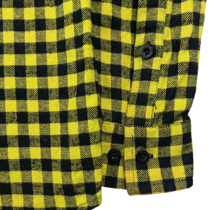 Vintage Stussy Checkered Long Sleeve Button Up Shirt Size M