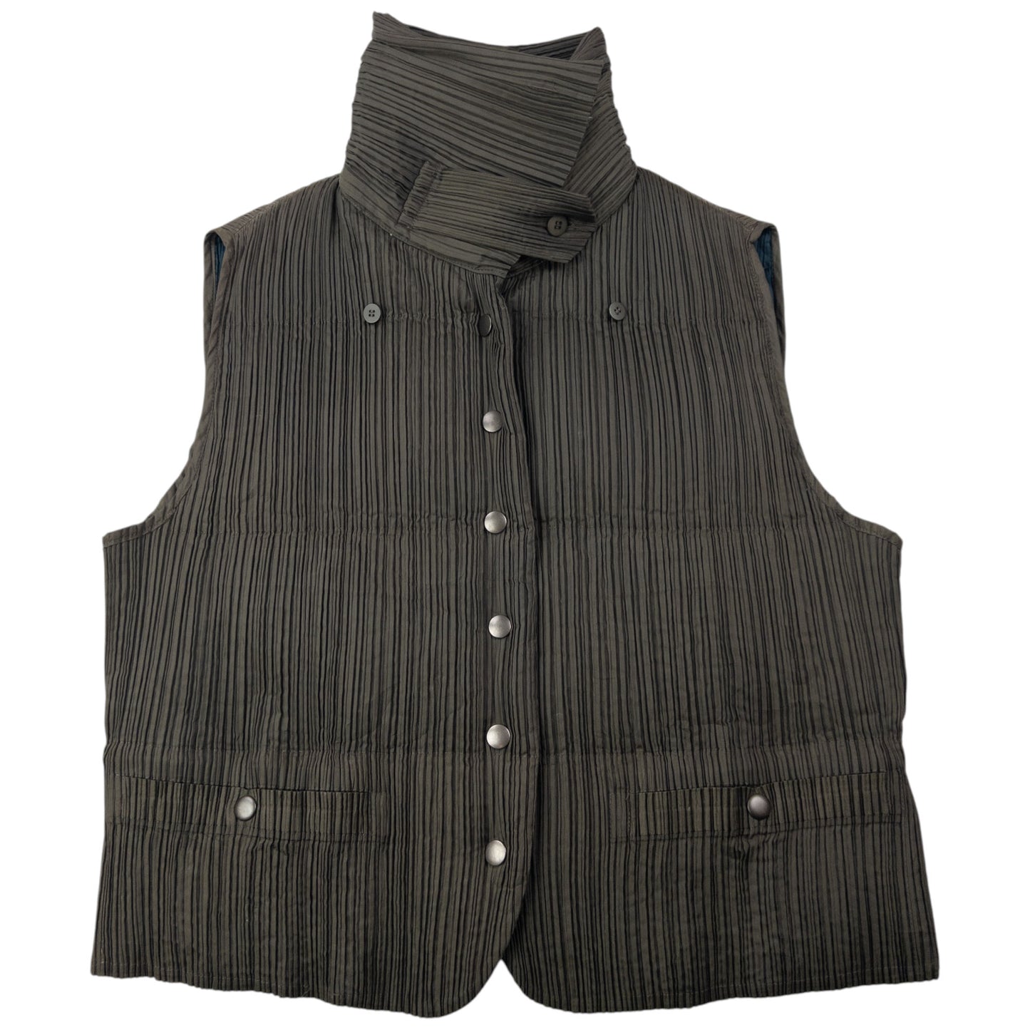 Vintage 1993 Issey Miyake Pleated Reversible Gilet Size S