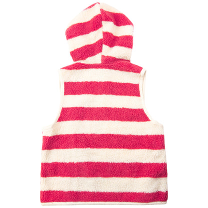 Vintage Issey Miyake Striped Fleece Gilet Womens Size S