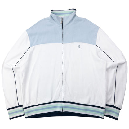 Vintage 2000s YSL Yves Saint Laurent Zip Up Sweatshirt Size XL