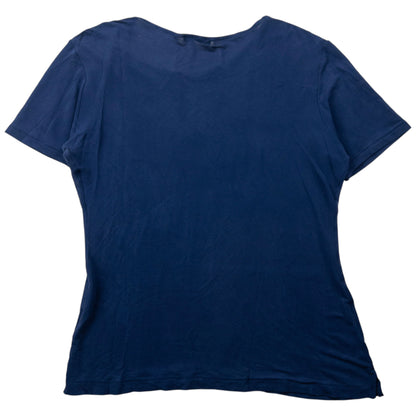 Vintage 90s Yohji Yamamoto Sheer Silk T Shirt Womens Size M