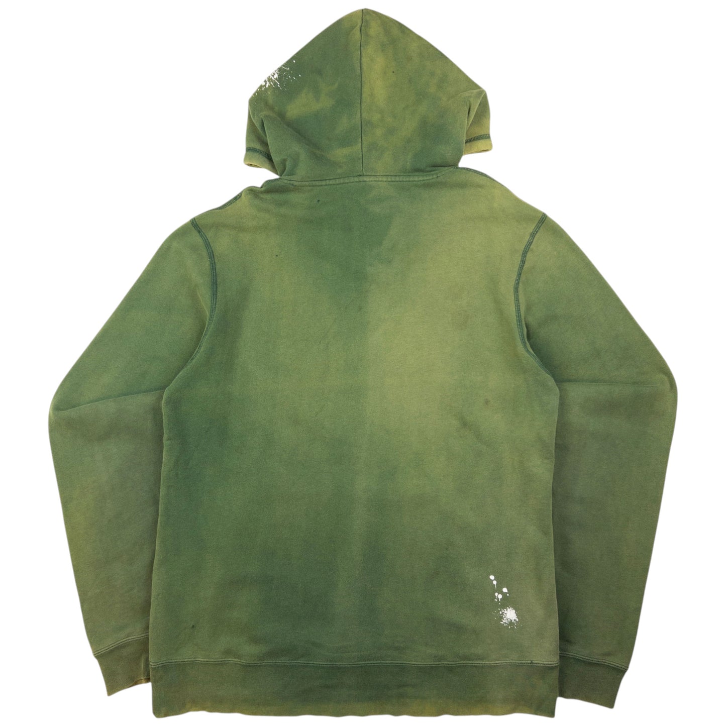 Vintage Stussy Paint Splat Graphic Hoodie Size M