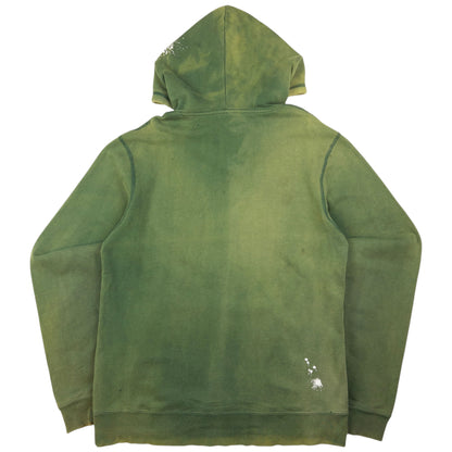 Vintage Stussy Paint Splat Graphic Hoodie Size M