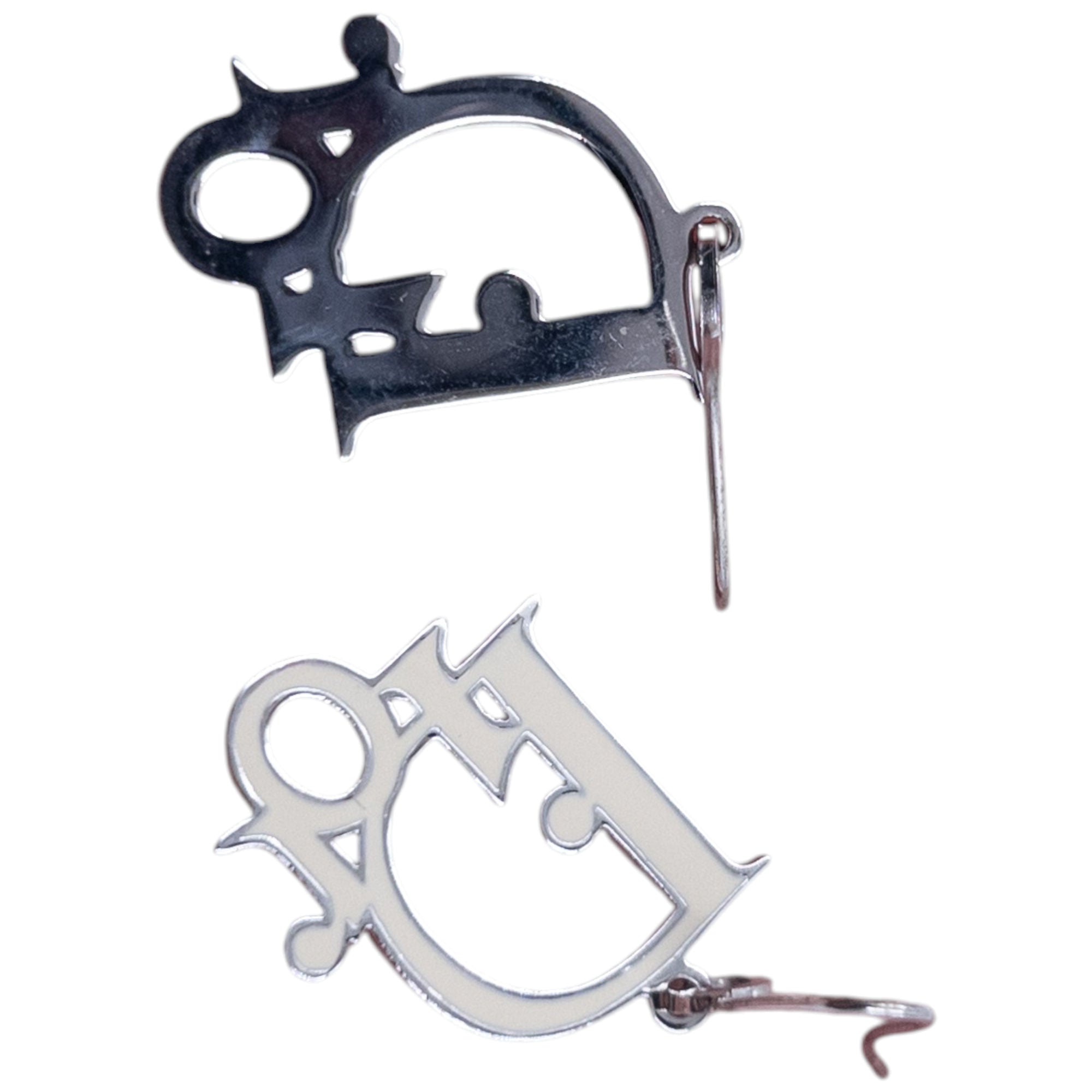 Vintage Dior Logo Earrings