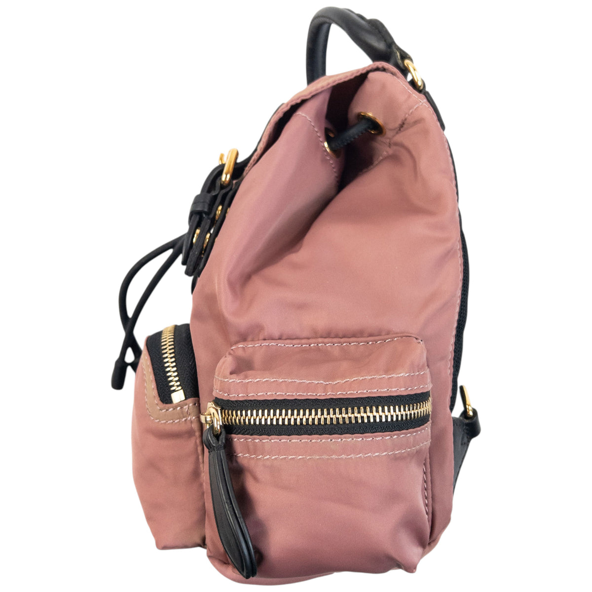 Vintage Burberry Bucket Backpack in pink, photo 3