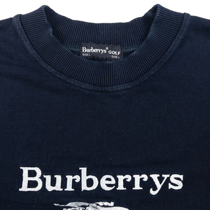 Vintage Burberry Golf Embroidered Sweatshirt Size M
