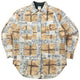 Vintage 2000s Moschino Jeans Tape Check Long Sleeve Button Up Wool Shirt Size M