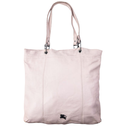 Vintage 2000s Burberry Leather Bucket Shoulder Bag