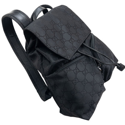 Vintage 2000s Gucci Monogram Bucket Backpack