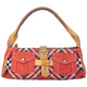 Vintage 2000s Burberry Blue Label Nova Check Baguette Shoulder Bag