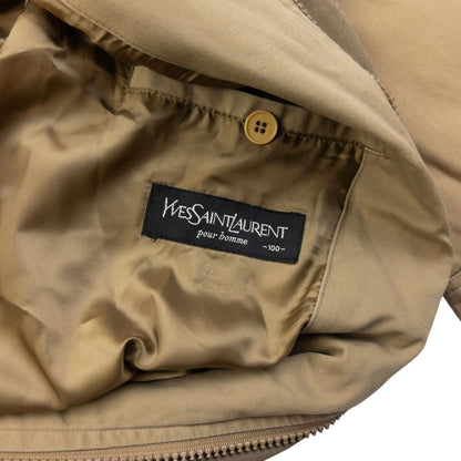 Vintage 90s YSL Yves Saint Laurent Harrington Jacket Size M