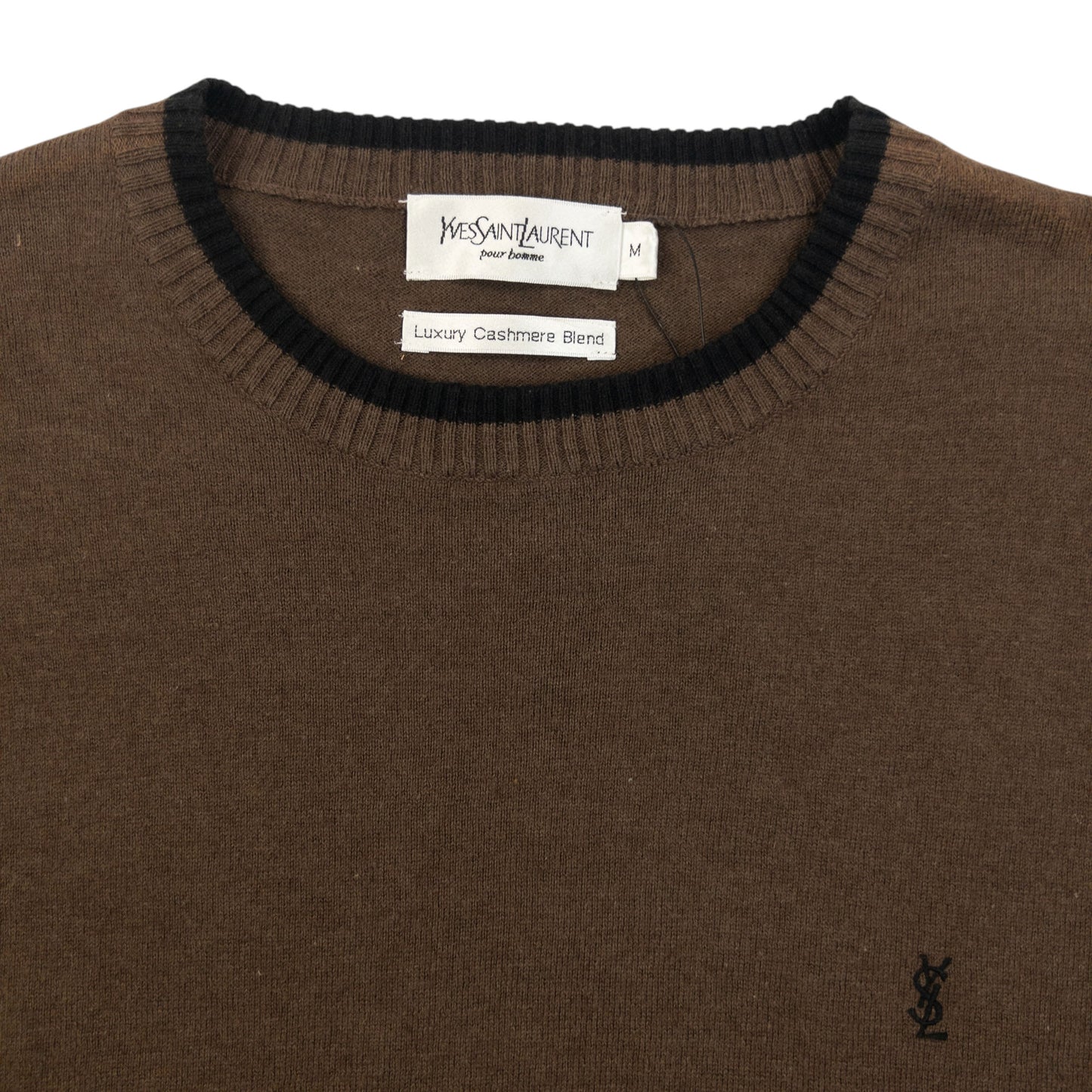 Vintage 2000s YSL Yves Saint Laurent Cashmere Jumper Size M