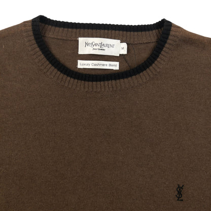 Vintage 2000s YSL Yves Saint Laurent Cashmere Jumper Size M