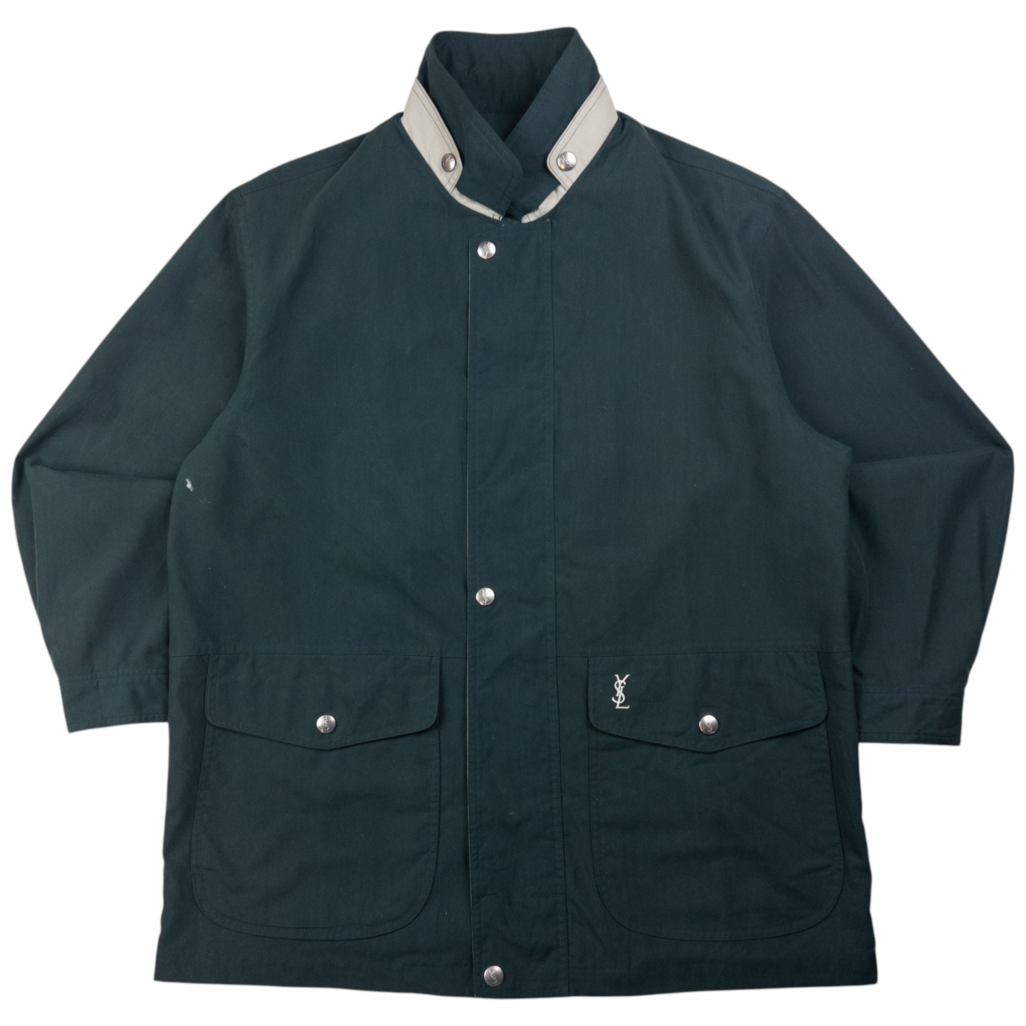 Vintage YSL Yves Saint Laurent Zip Up Jacket Size L