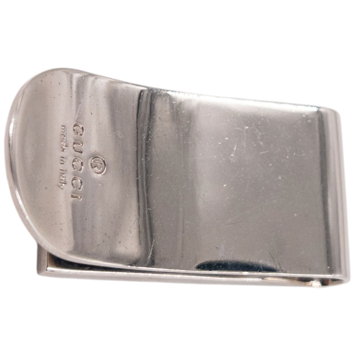 Vintage 2000s Gucci Silver Money Clip