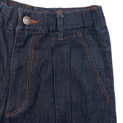 Vintage 90s Frapbois By Issey Miyake Pleated Denim Jeans Women Size L