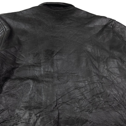 Vintage CP Company Zip Up Leather Jacket Size L
