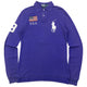 Vintage 2000s Polo Ralph Lauren USA Long Sleeve Polo Shirt Size XS
