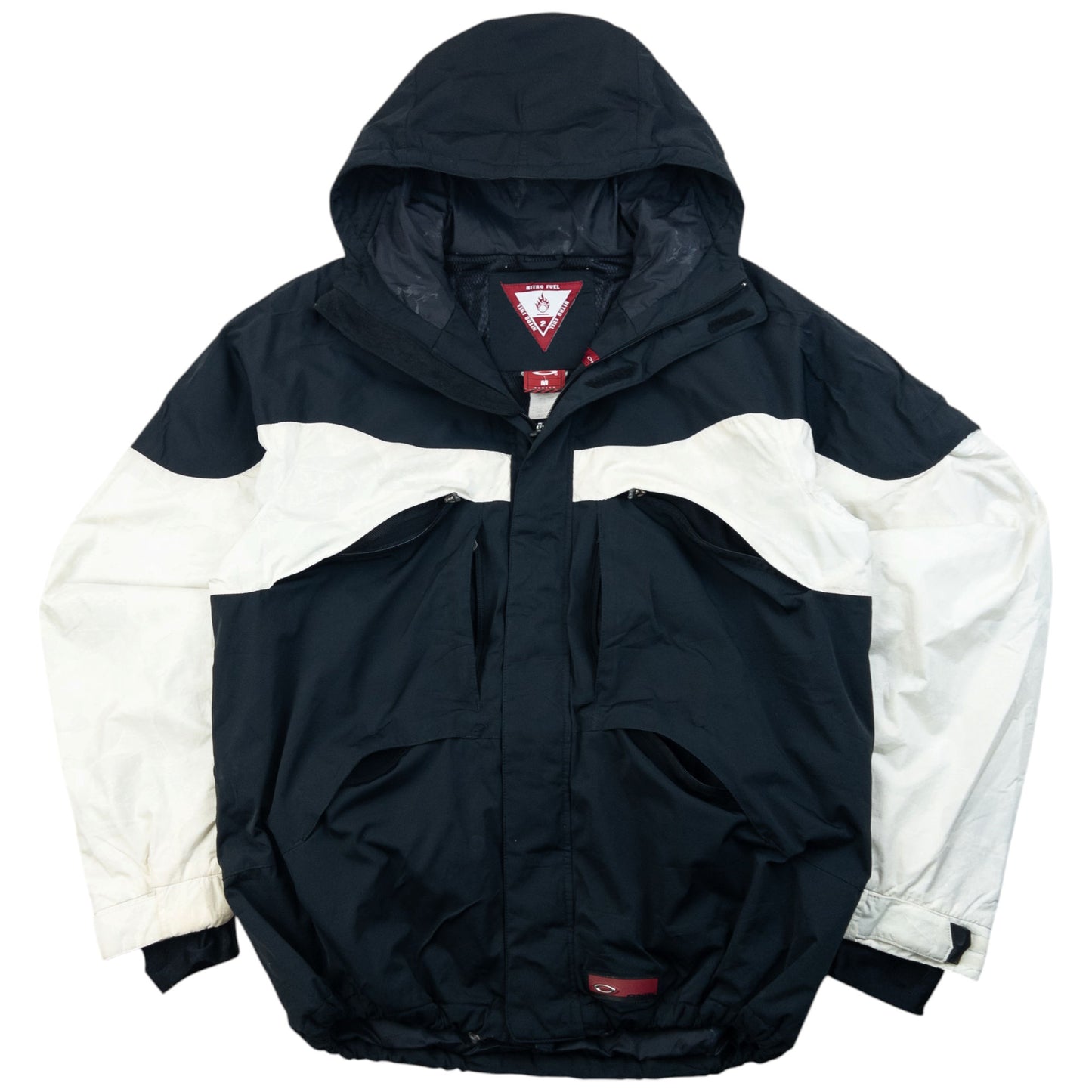 Vintage 90s Oakley Nitro Fuel Zip Up Snowboarding Jacket Size L