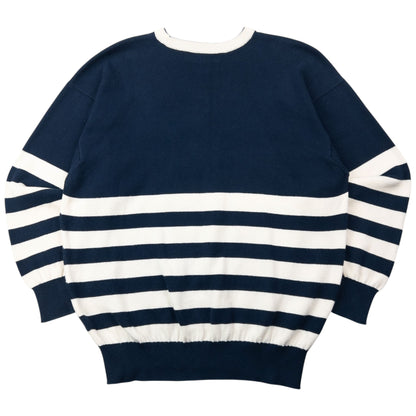 Vintage 90s Burberry Embroidered Regatta Jumper Size M