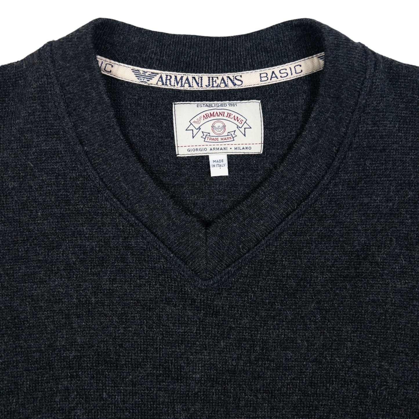 Vintage Armani Jeans Wool Jumper Size M