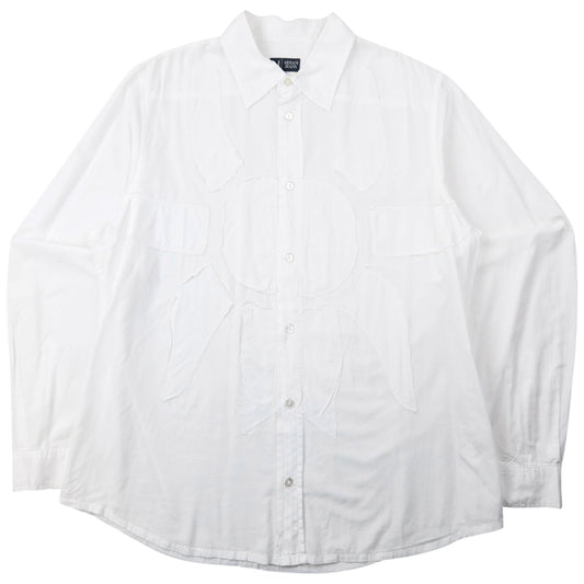 Vintage 2000s Armani Jeans Patchwork Sun Long Sleeve Button Up Shirt Size XL