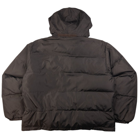 Vintage Armani Jeans Zip Up Puffer Jacket Size XL
