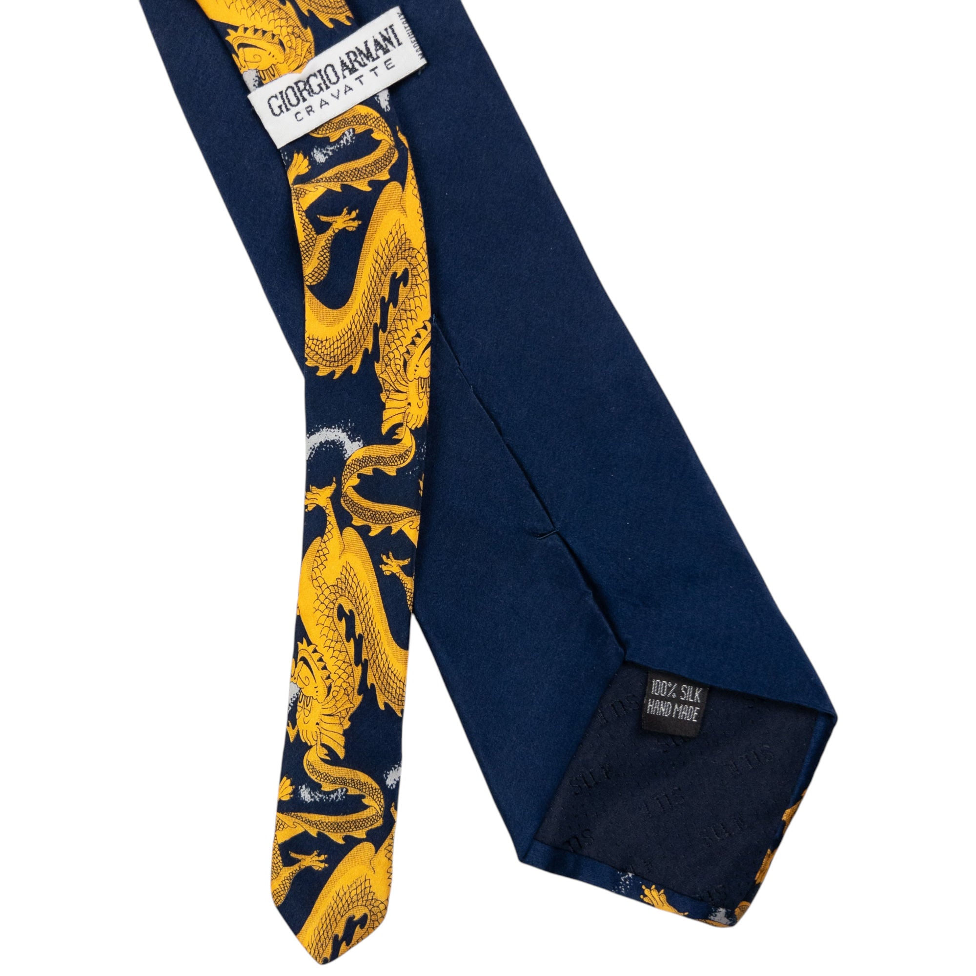 Vintage Giorgio Armani Dragon Silk Tie