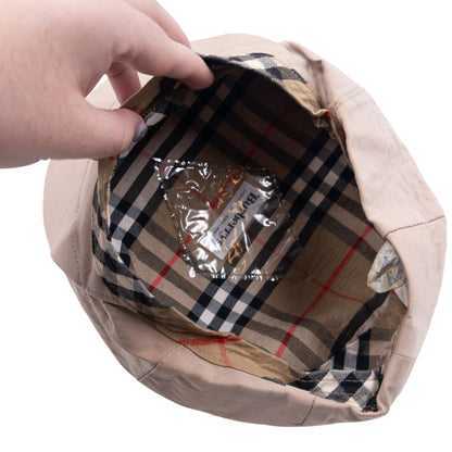 Vintage 80s Burberry Flat Cap Hat