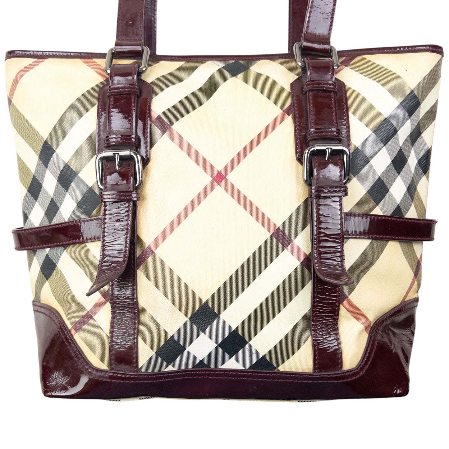 Vintage 2000s Burberry Nova Check Shoulder Bag