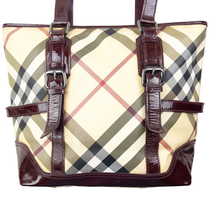 Vintage 2000s Burberry Nova Check Shoulder Bag